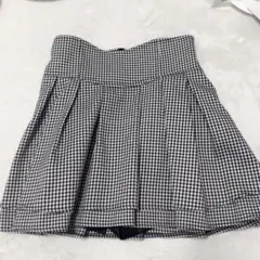 ミシェルマカロン ギンガムチェック美脚スカートM