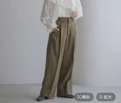 メランジツイルワイドパンツ　ローリーズファーム　mサイズ
