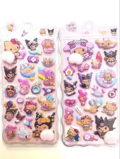 サンリオ おしりシール 2枚セット Ａ 日焼けキティ 肉球 おしりぷにぷに