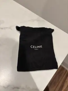 CELINE セリーヌ 巾着 ポーチ ブラック