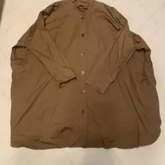 ユニクロ＋Jドルマンスリーブシャツワンピース L