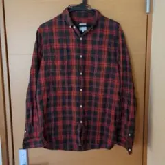 ノースフェイス　チェック柄ネルシャツ