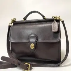 オールドコーチ ハンドバッグ 2way ウィリス USA製 レザー ブラウン