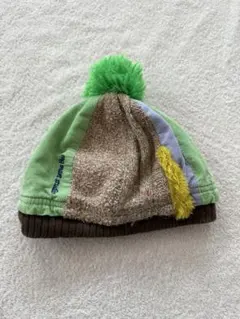 ラグマート　カラフルパッチワークニット帽　48〜50cm