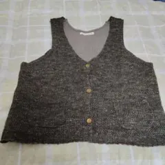 りんご様専用再値下げStudio Clip カーキ ニットベスト