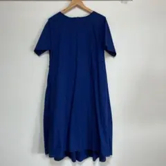 【最終値下げ】Ray BEAMS 青 カットソーワンピース半袖