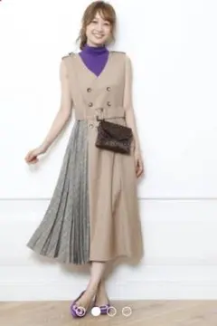 【美品】マイストラーダノースリーブワンピースMサイズ