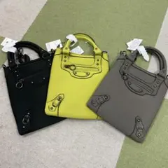 【MIOOGGI】 ネオプレンカシメデザイン2WAYポシェット3点