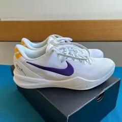 Nike Kobe シューズ ホワイト/パープル/イエロー
