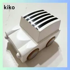 新品　kiko+ kuruma キコ クルマ 車 ミニカー　ホワイト　白　木製