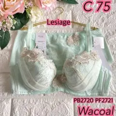 Wacoal Wing Lesiage やわらかなつけごこちC75❣️上下セット