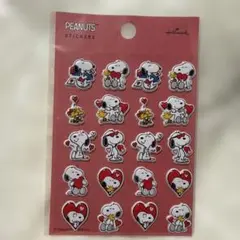 Hallmark シール　PEANUTS スヌーピー LOVE 愛おしむ