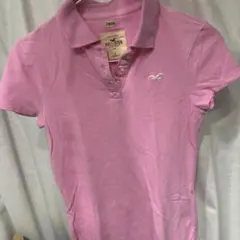 hollister ホリスター　ポロシャツ　半袖　ピンクのサムネイル