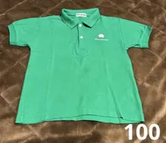ムージョンジョン　100サイズ　緑　グリーン　ポロシャツ