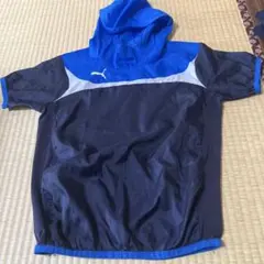 140Puma ピステ・ウィンドブレーカー 青/紺