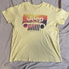 『Jeep』 Tシャツ イエロー Lサイズ　アメカジのサムネイル