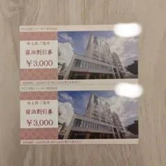 トーセイ 株主優待 宿泊割引券 6000円分 匿名配送 - メルカリ