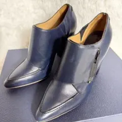 3.1 Phillip lim ショートブーツ 紺 サイズ38 牛革のサムネイル