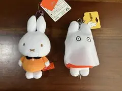 ミッフィー マスコット◆おばけミッフィーリール付きキーホルダー　ぬいぐるみセット