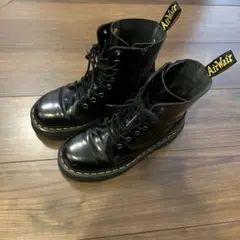 Dr. Martens ドクターマーチン 8ホール レザーブーツ ブラック 38