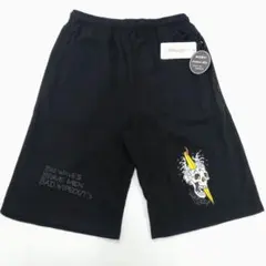 新品タグ付き　黒　サーフドクロ　サーフハーディー　ハーフパンツ　Lサイズのサムネイル