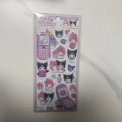 平成はっぴーフォン　クロミ　マイメロ　シール　ステッカー　正規品