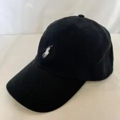 ポロラルフローレン ロゴ キャップ ブラック