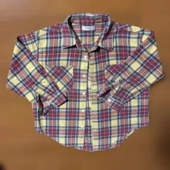 Forest Cats チェック柄シャツ 110