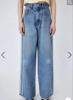 moussy SIDE PANEL STRAIGHT デニム0のサムネイル