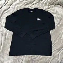 Stüssy ブラック ロングスリーブ Tシャツ L
