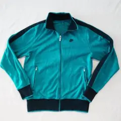 Nike ナイキ トラックジャケット ジャージ グリーン ヴィンテージ 刺繍ロゴ