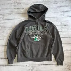 Champion ECO Fleece LOYOLA プリントパーカーメンズ古着