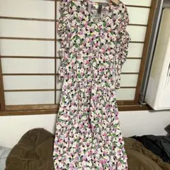 H&M 花柄ロングワンピース EUR 38