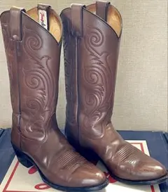 Tony Lama 茶系 ビンテージ ウエスタンブーツ