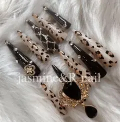 スーパーロングネイルチップ ギャルネイル 韓国風ネイル 量産型ネイル