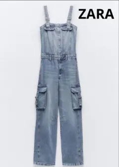 ZARAデニム サロペット オーバーオール M