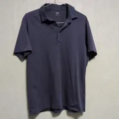 ネイビー ユニクロ ポロシャツ