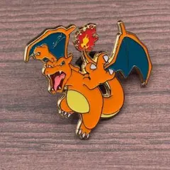 【 海外限定 !! 】リザードン ポケモン 金属製 ピンバッジ