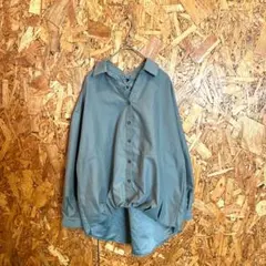 Ray Cassin 長袖カットソー ブラウス ブルーグレー レディース F