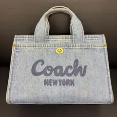デニム コーチ トートバッグ