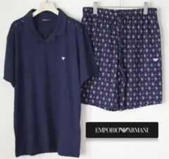 新品【エンポリオアルマーニ】上下セットアップポロシャツショートパンツL(L-XL