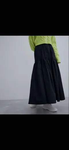 ADAM ET ROPE' ティアードロングスカートのサムネイル