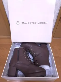 MAJESTIC LEGON レースアップブーツ ブラウンのサムネイル