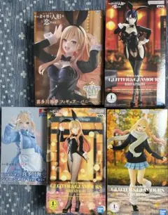 ⑫喜多川海夢 フィギュア まとめ売り 12点 冬制服 バニー 十六夜ありさ 着せ恋 フィギュア 5点 喜多川海夢 バニー メイド 十六夜ありさ 冬制服