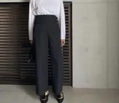 LOHEN ローヘン ダブルベルト2タックパンツ ブラック38 LOHEN ローヘン ダブルベルト2タックパンツ ブラック38 - メルカリ