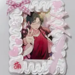 トレカケースデコ ホイップデコ B8 量産型 ピンク リボン ハート