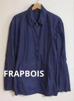 FRAPBOIS ギンガムチェック　ジップアップシャツのサムネイル