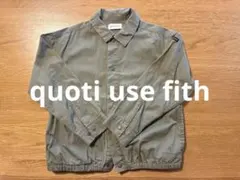 quoti use fith シャツ　ジャケット　120