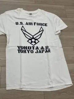 横田基地 U.S. AIR FORCEYOKOTA A.B. Tシャツ白M