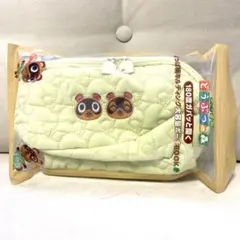 【新品】どうぶつの森　キルティングポーチ　ファミマ